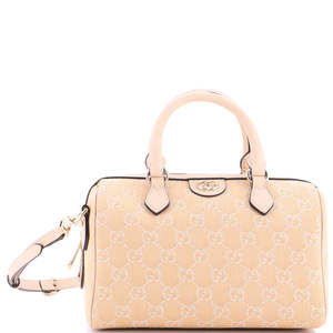 Gucci Small Ophidia Convertible Boston Bag GG Denim